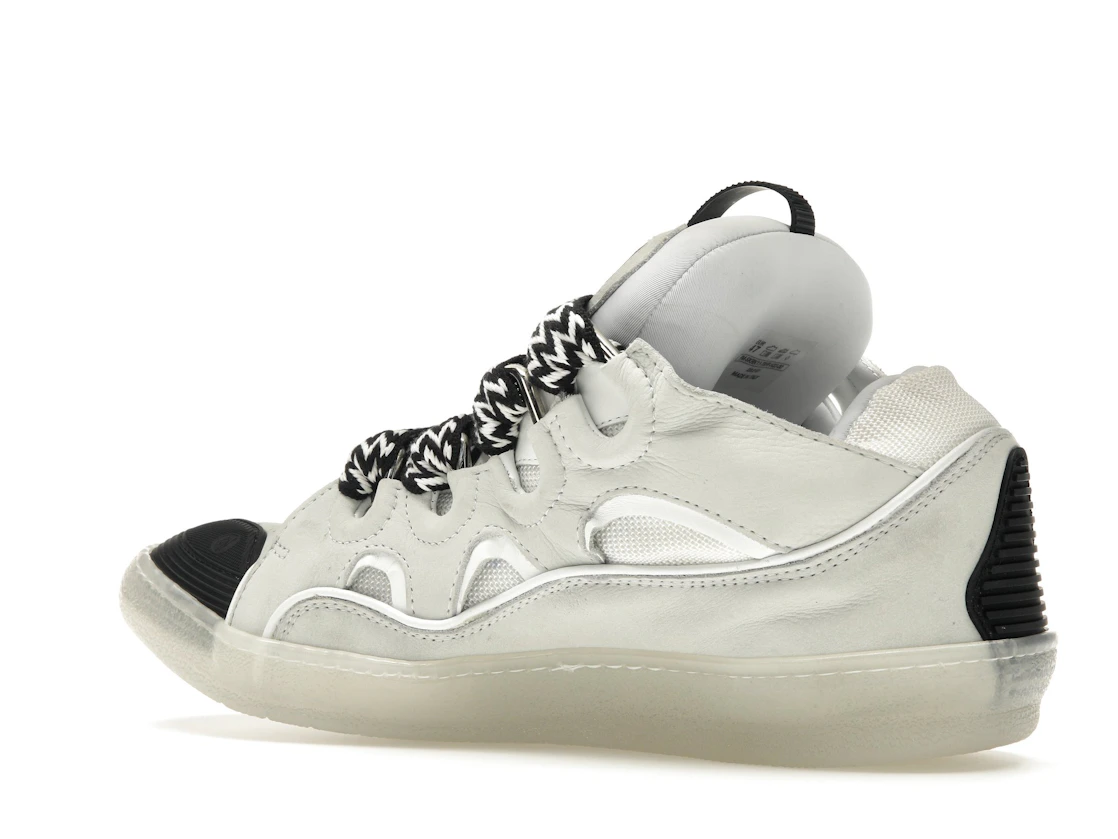 Vue 22 de Lanvin Leather Curb Sneaker White