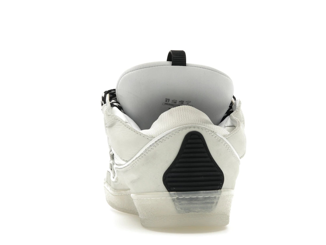 Vue 27 de Lanvin Leather Curb Sneaker White