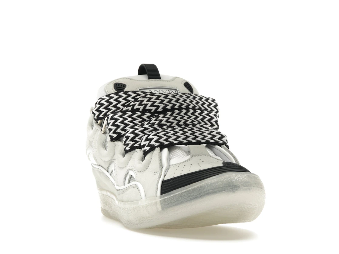 Vue 8 de Lanvin Leather Curb Sneaker White