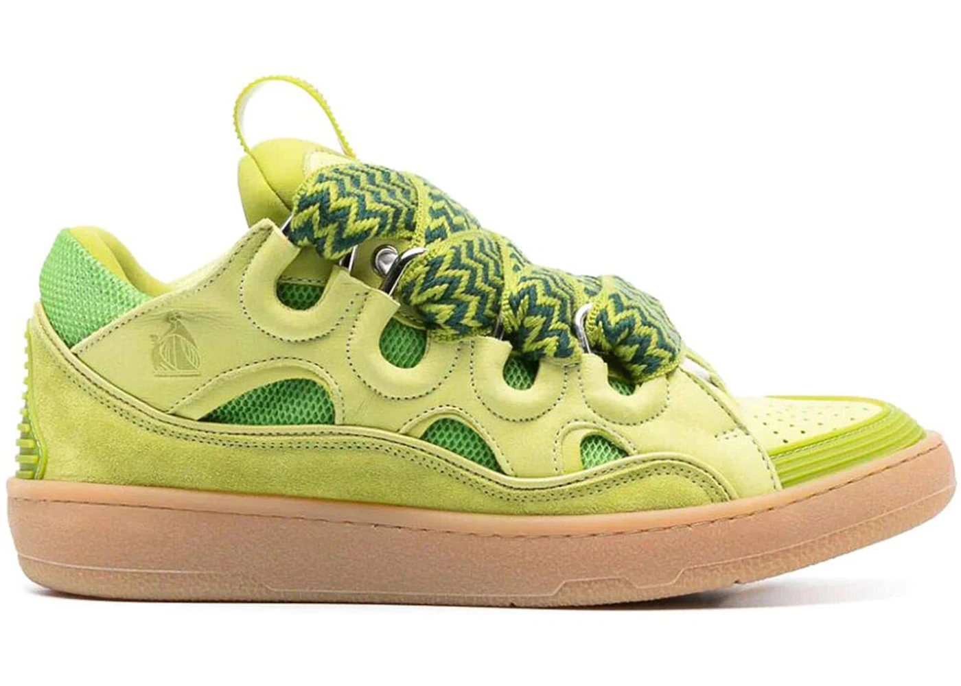 Lanvin Leather Curb Green Fluo