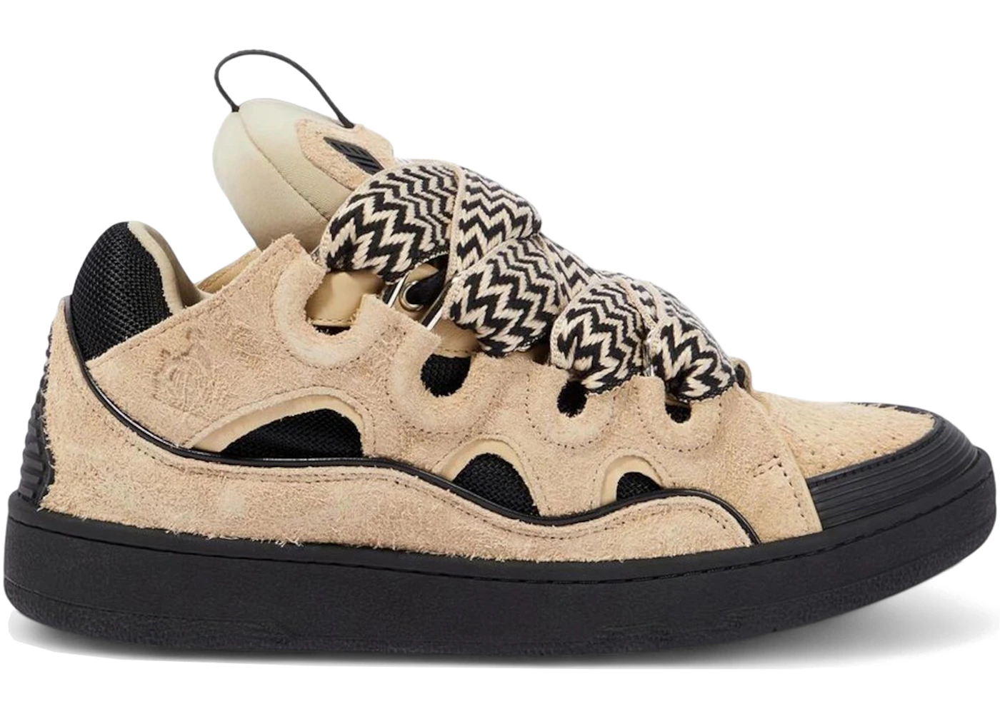 Lanvin Leather Curb Light Brown Black