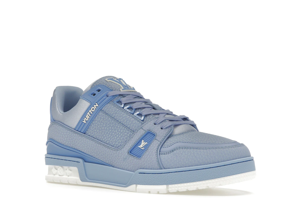 Vue 5 de Louis Vuitton LV Trainer Light Blue White