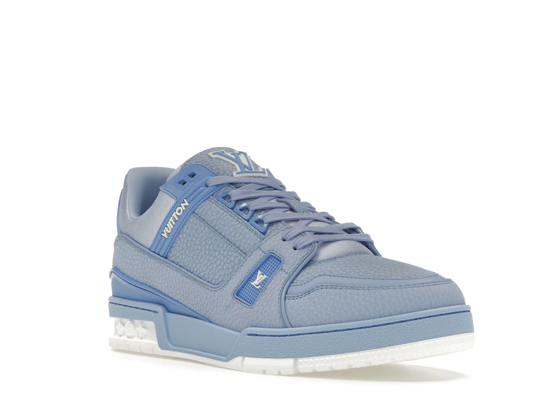 Vue 6 de Louis Vuitton LV Trainer Light Blue White