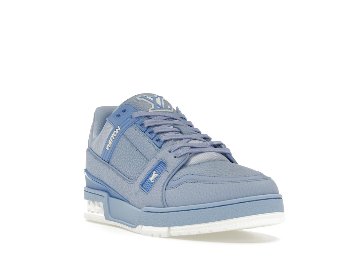 Vue 7 de Louis Vuitton LV Trainer Light Blue White