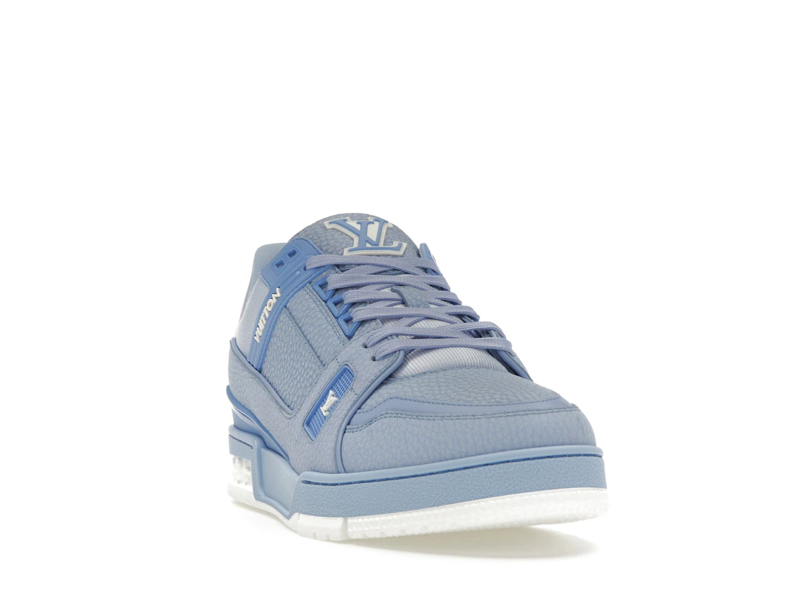 Vue 8 de Louis Vuitton LV Trainer Light Blue White