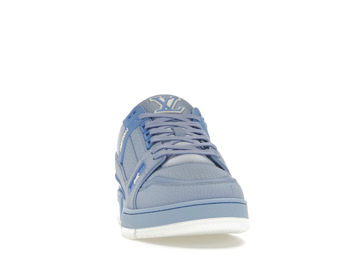 Vue 9 de Louis Vuitton LV Trainer Light Blue White