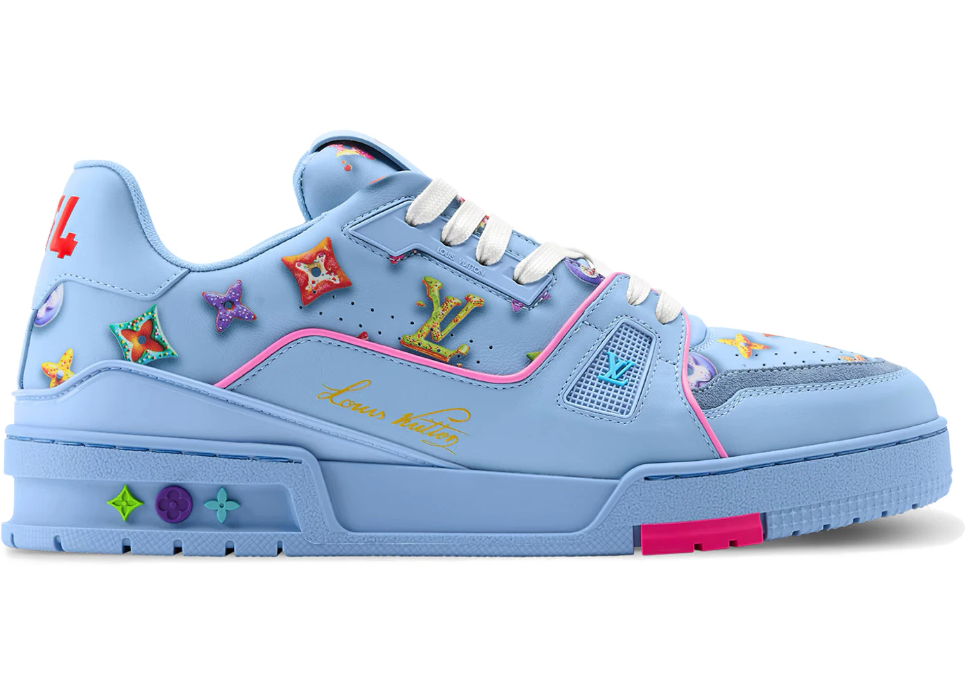 Louis Vuitton LV Trainer Monogram Donuts Blue