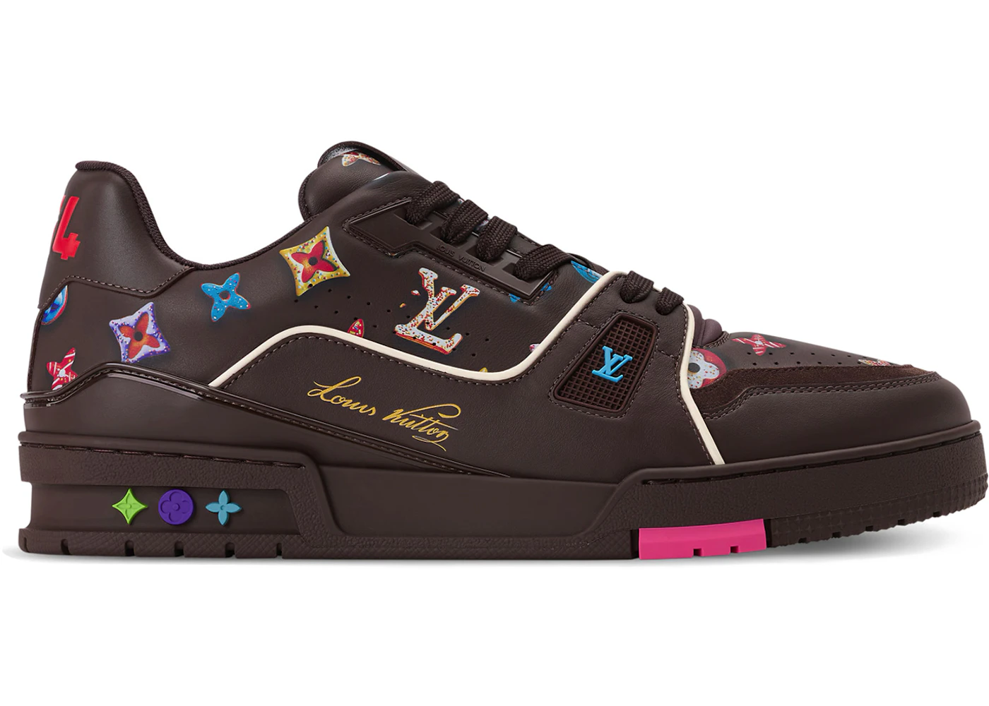 Louis Vuitton LV Trainer Monogram Donuts Brown