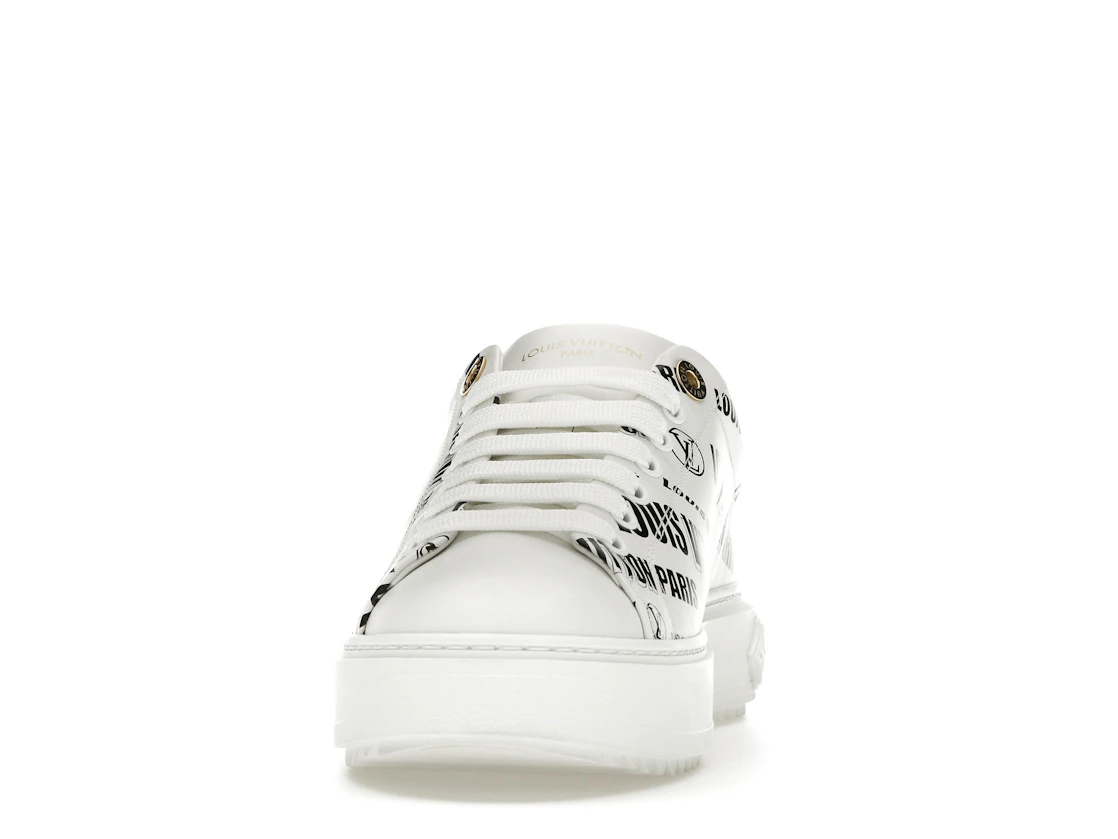 Vue 11 de Louis Vuitton Squad Low Allover Print Graphic Signature Leather Black White 
