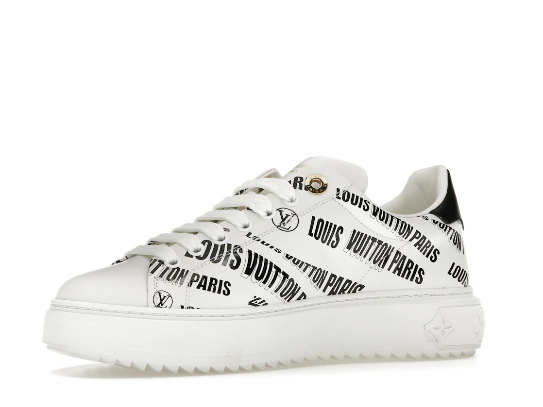 Vue 16 de Louis Vuitton Squad Low Allover Print Graphic Signature Leather Black White 
