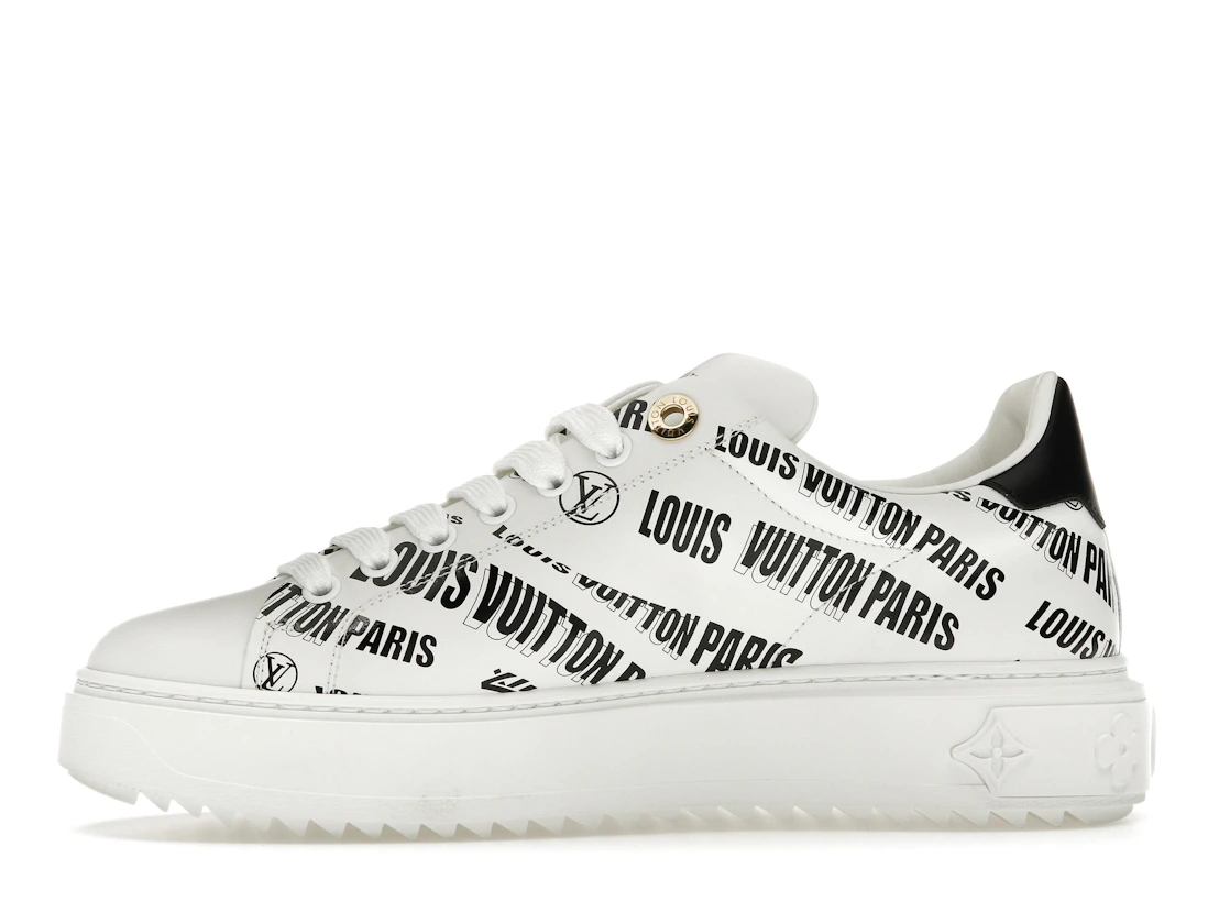 Vue 18 de Louis Vuitton Squad Low Allover Print Graphic Signature Leather Black White 