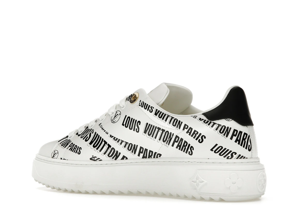 Vue 22 de Louis Vuitton Squad Low Allover Print Graphic Signature Leather Black White 