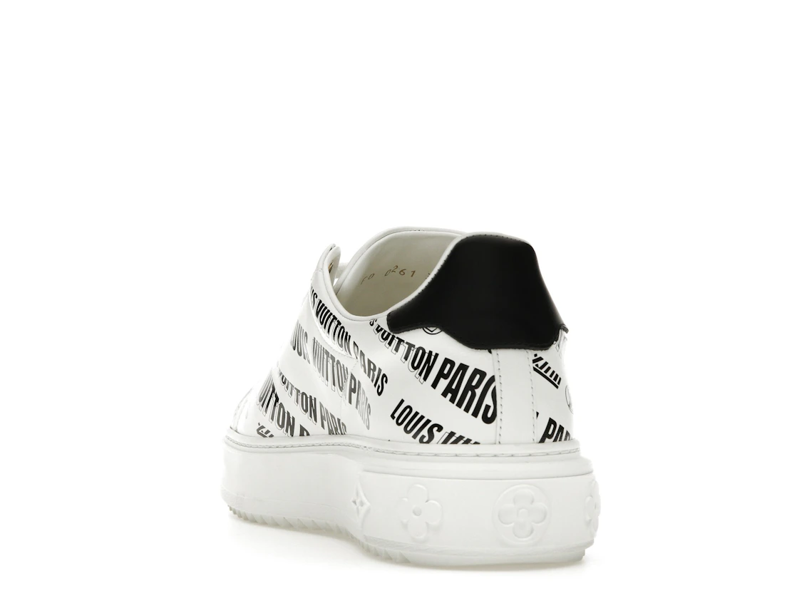 Vue 26 de Louis Vuitton Squad Low Allover Print Graphic Signature Leather Black White 