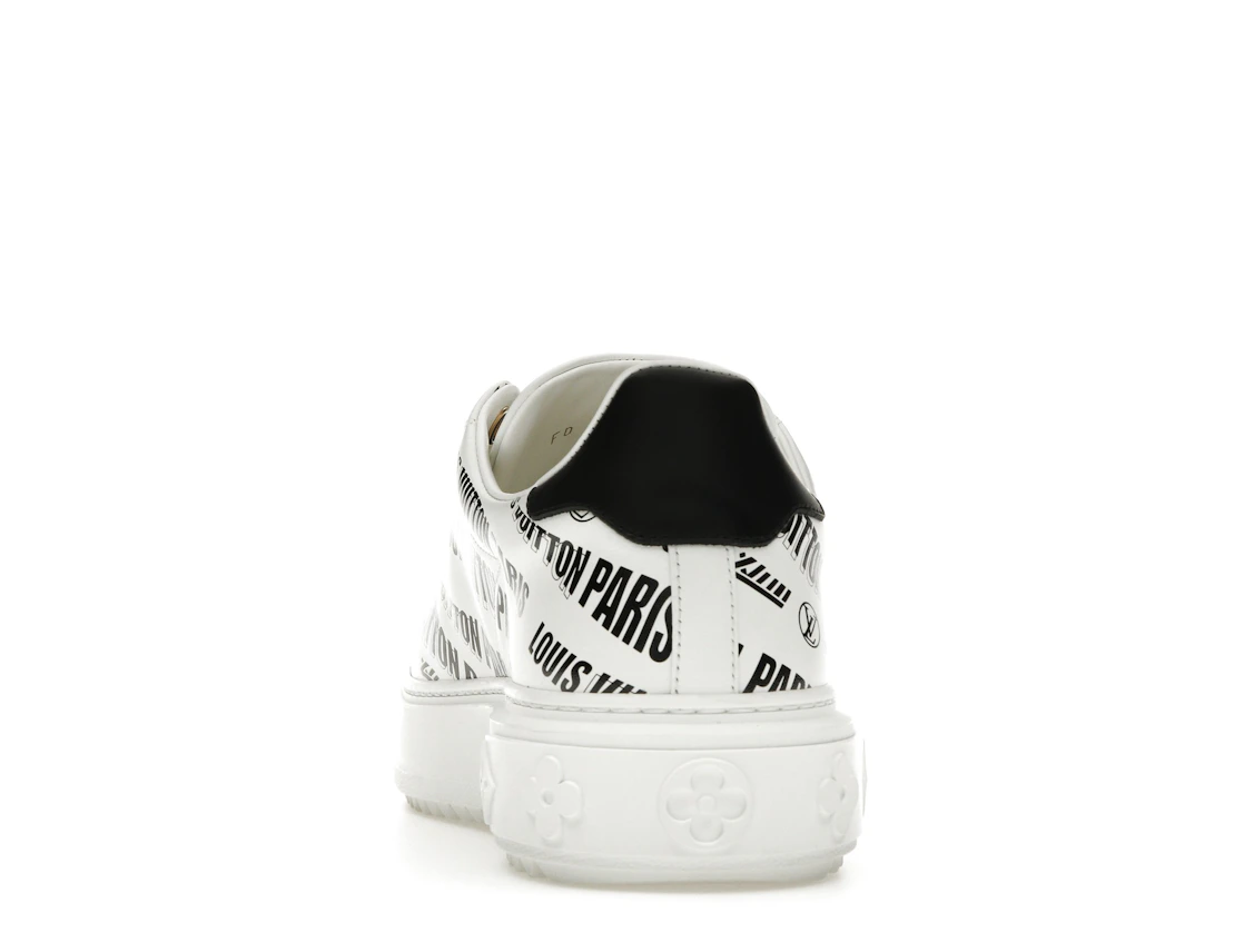 Vue 27 de Louis Vuitton Squad Low Allover Print Graphic Signature Leather Black White 
