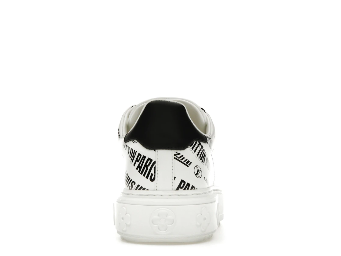 Vue 28 de Louis Vuitton Squad Low Allover Print Graphic Signature Leather Black White 
