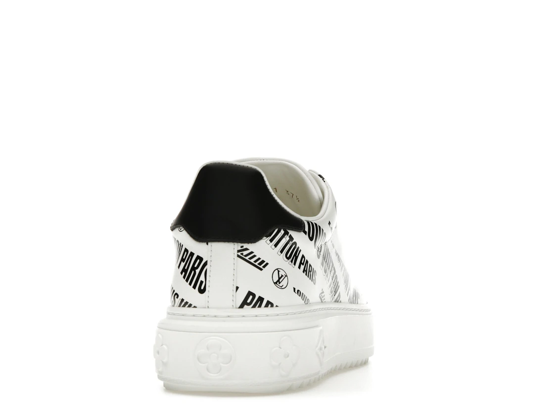 Vue 29 de Louis Vuitton Squad Low Allover Print Graphic Signature Leather Black White 