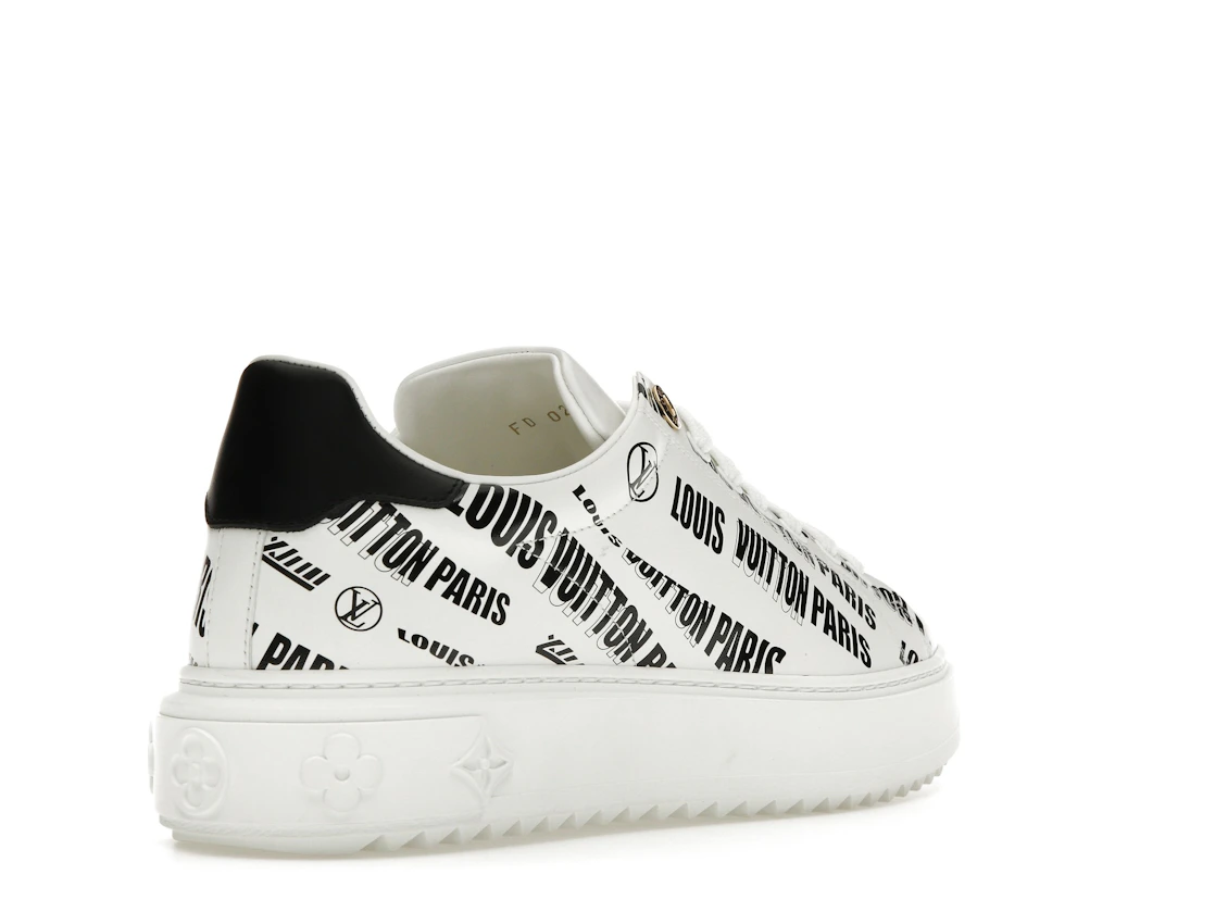Vue 32 de Louis Vuitton Squad Low Allover Print Graphic Signature Leather Black White 