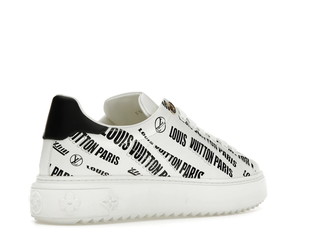 Vue 33 de Louis Vuitton Squad Low Allover Print Graphic Signature Leather Black White 