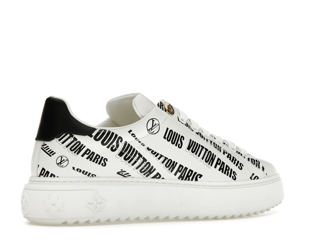 Vue 34 de Louis Vuitton Squad Low Allover Print Graphic Signature Leather Black White 