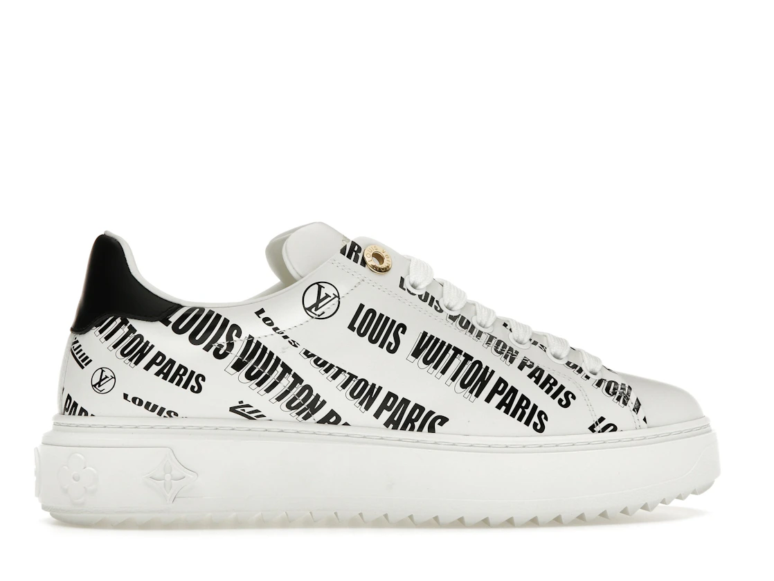 Vue 36 de Louis Vuitton Squad Low Allover Print Graphic Signature Leather Black White 