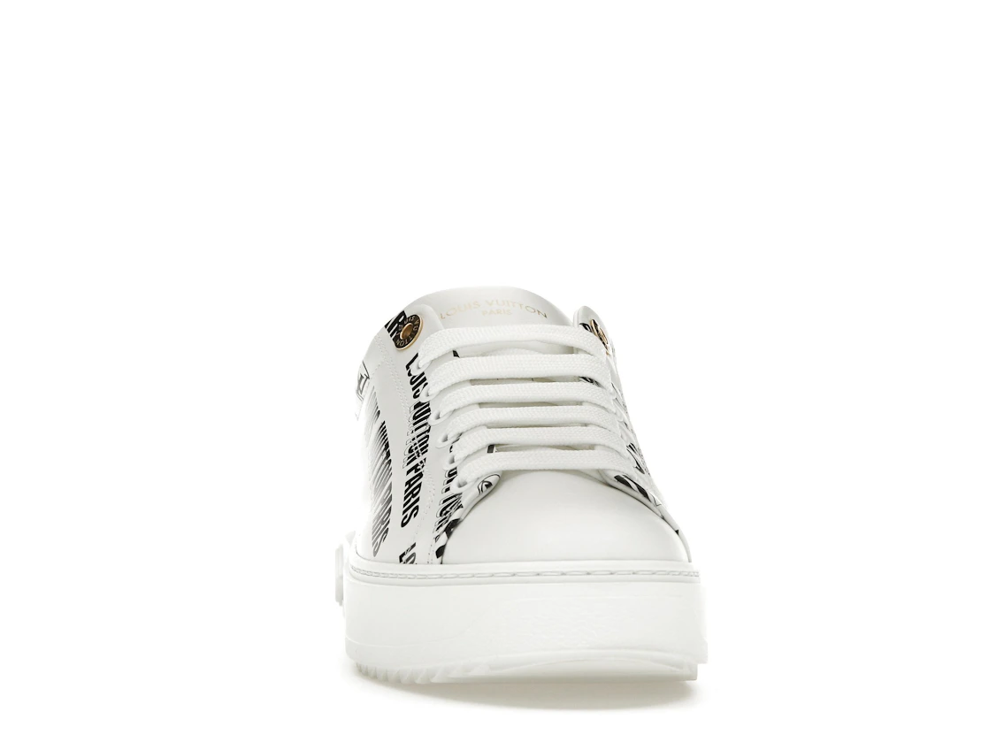 Vue 9 de Louis Vuitton Squad Low Allover Print Graphic Signature Leather Black White 