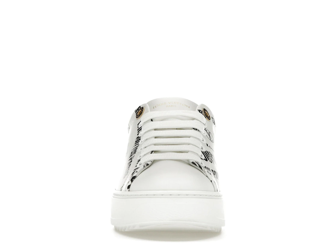 Vue 10 de Louis Vuitton Squad Low Allover Print Graphic Signature Leather Black White 