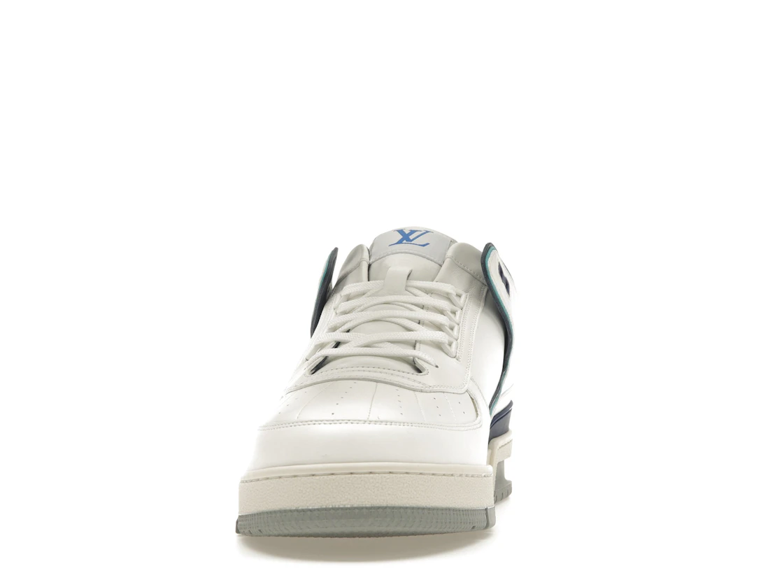 Vue 11 de Louis Vuitton Trainer Sneaker White Blue