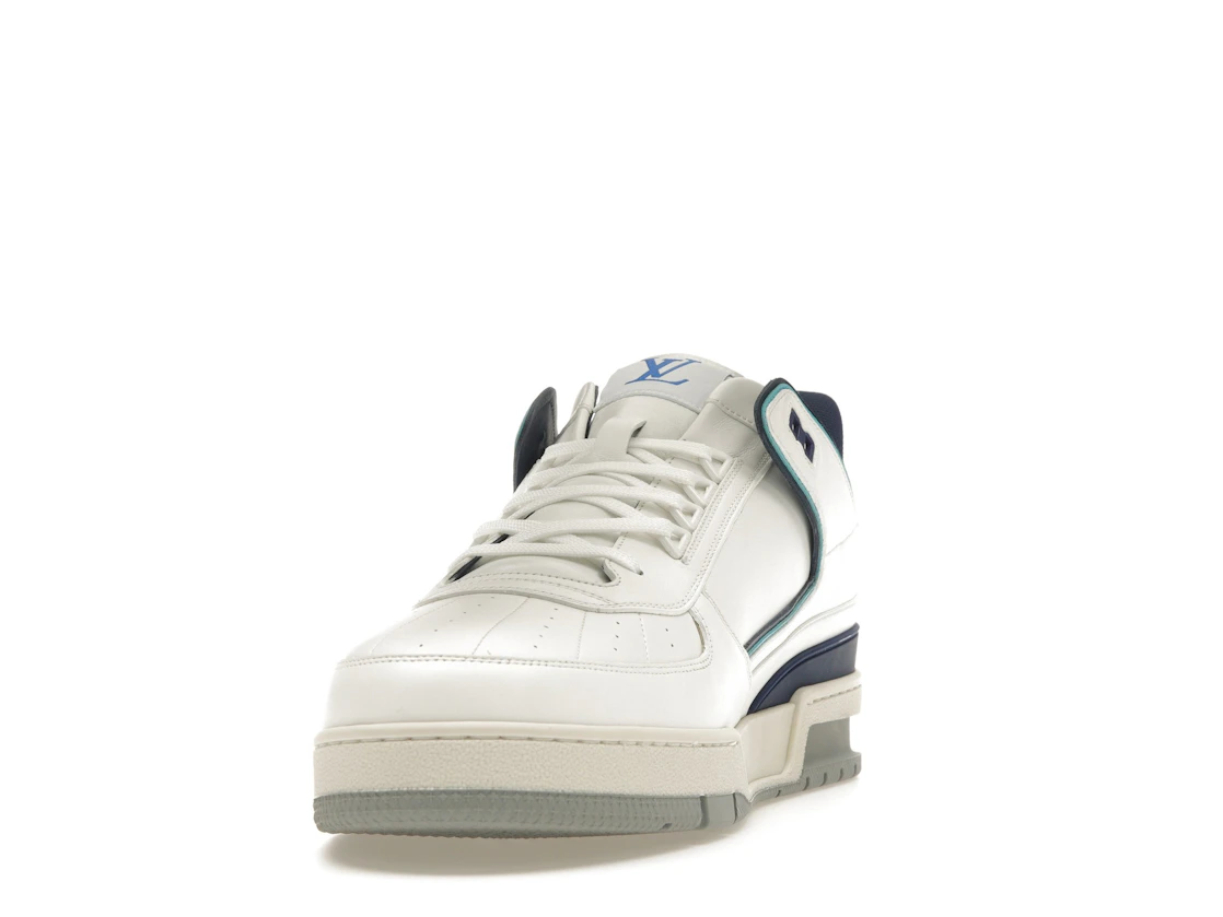 Vue 12 de Louis Vuitton Trainer Sneaker White Blue