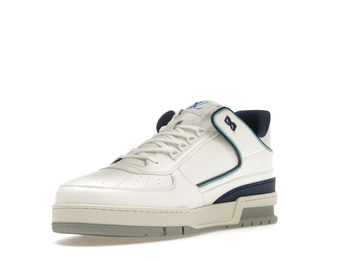 Vue 14 de Louis Vuitton Trainer Sneaker White Blue