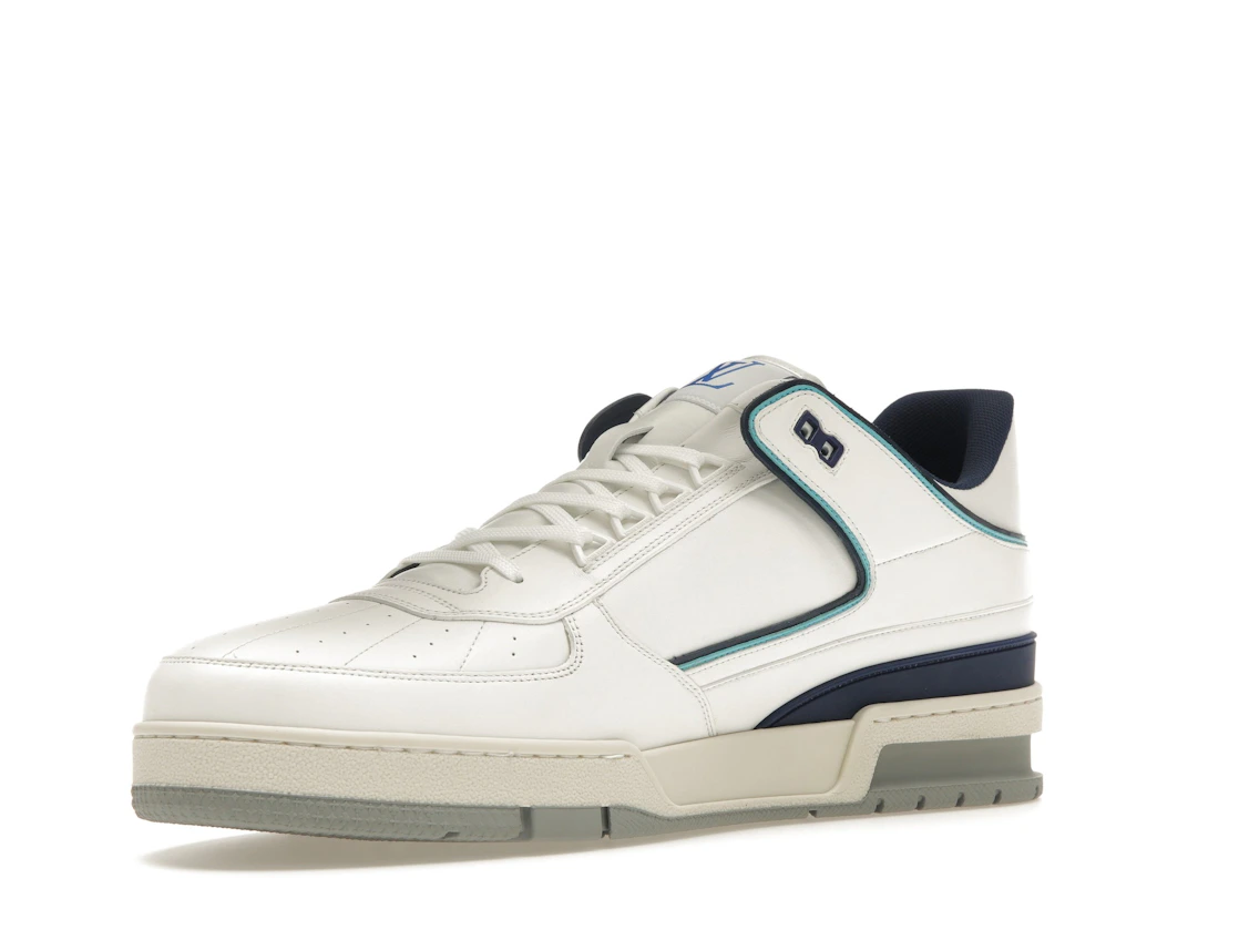 Vue 15 de Louis Vuitton Trainer Sneaker White Blue