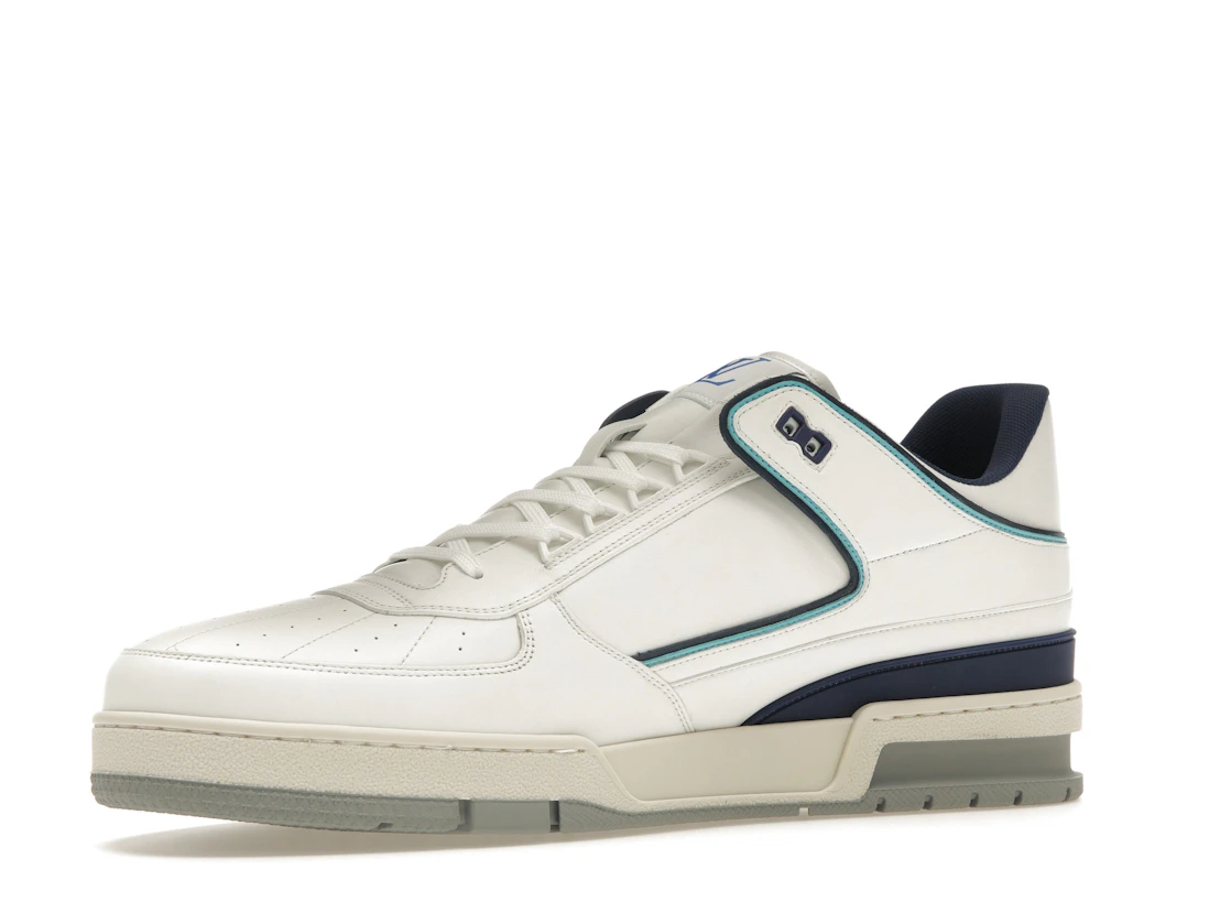 Vue 16 de Louis Vuitton Trainer Sneaker White Blue