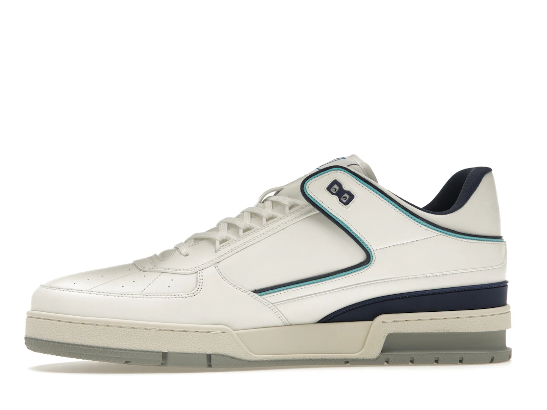 Vue 18 de Louis Vuitton Trainer Sneaker White Blue