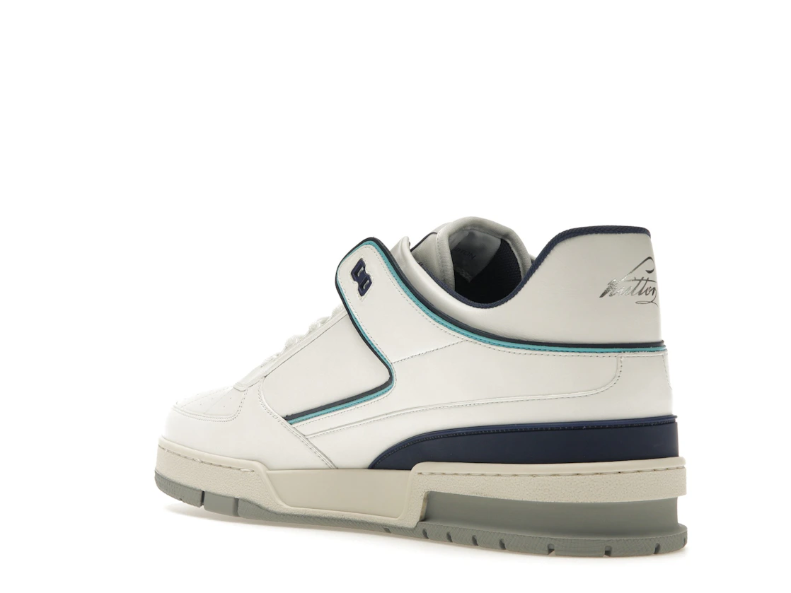 Vue 24 de Louis Vuitton Trainer Sneaker White Blue