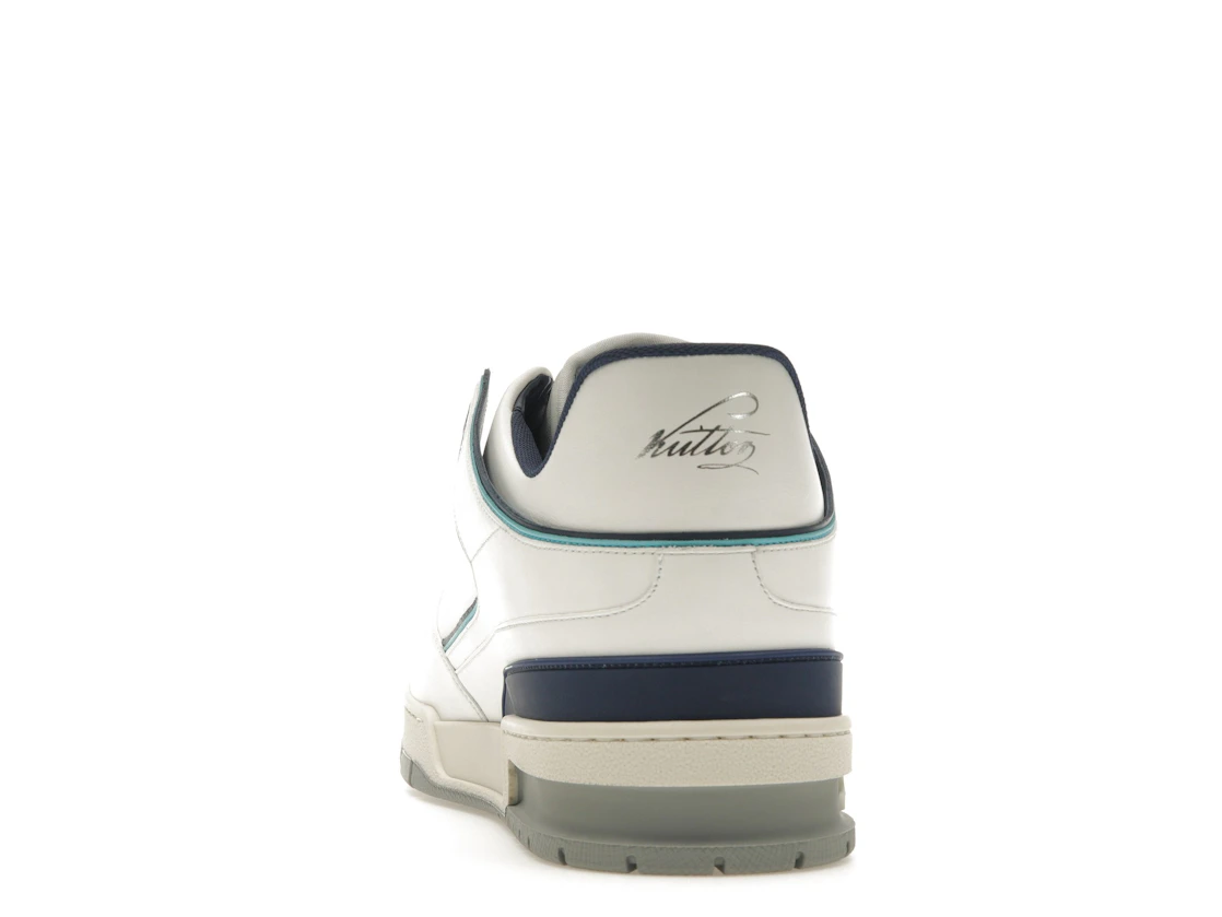 Vue 27 de Louis Vuitton Trainer Sneaker White Blue