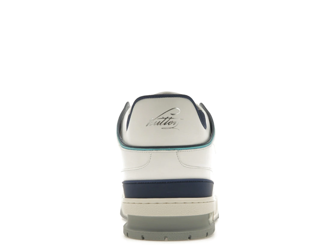 Vue 28 de Louis Vuitton Trainer Sneaker White Blue