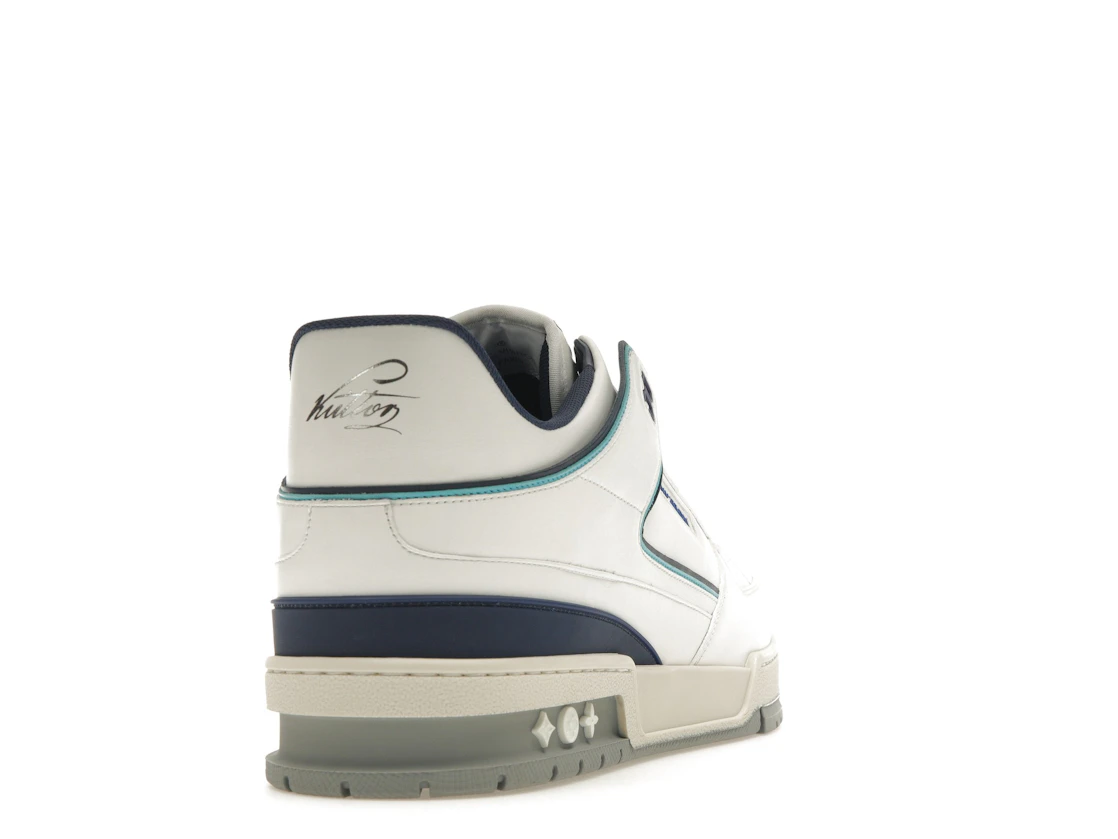 Vue 30 de Louis Vuitton Trainer Sneaker White Blue