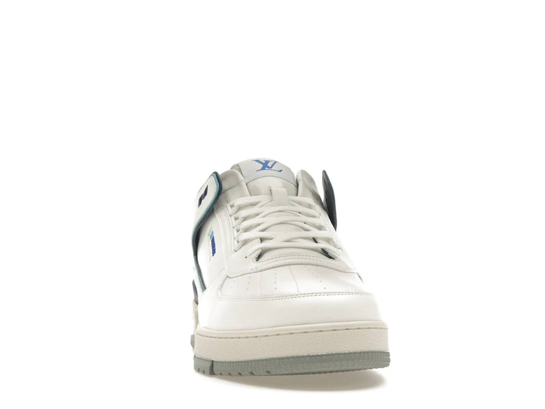 Vue 9 de Louis Vuitton Trainer Sneaker White Blue