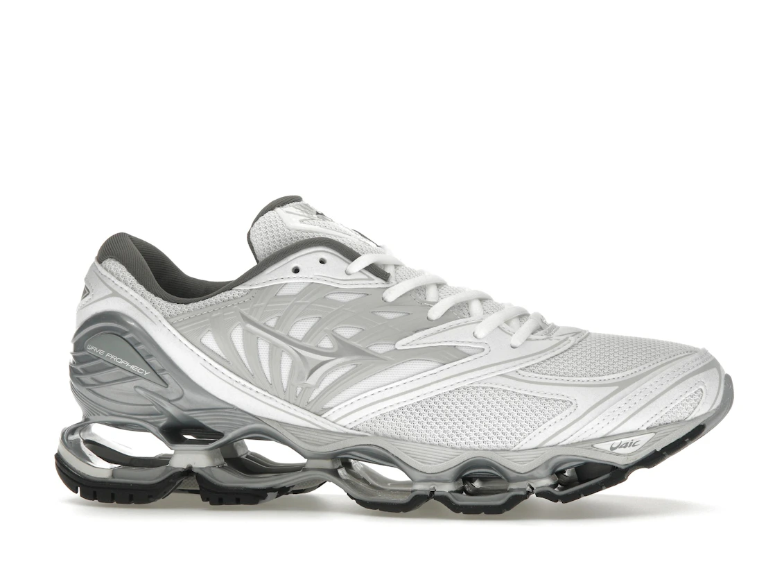 Vue 2 de Mizuno Wave Prophecy LS White Silver Harbor Mist
