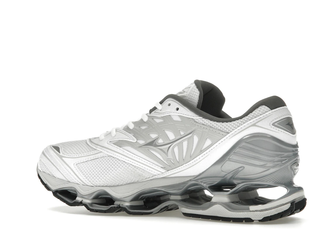 Vue 22 de Mizuno Wave Prophecy LS White Silver Harbor Mist