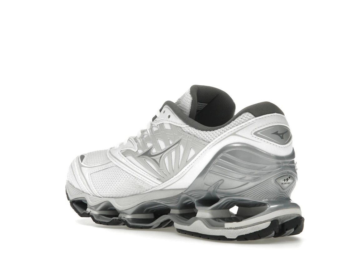 Vue 24 de Mizuno Wave Prophecy LS White Silver Harbor Mist