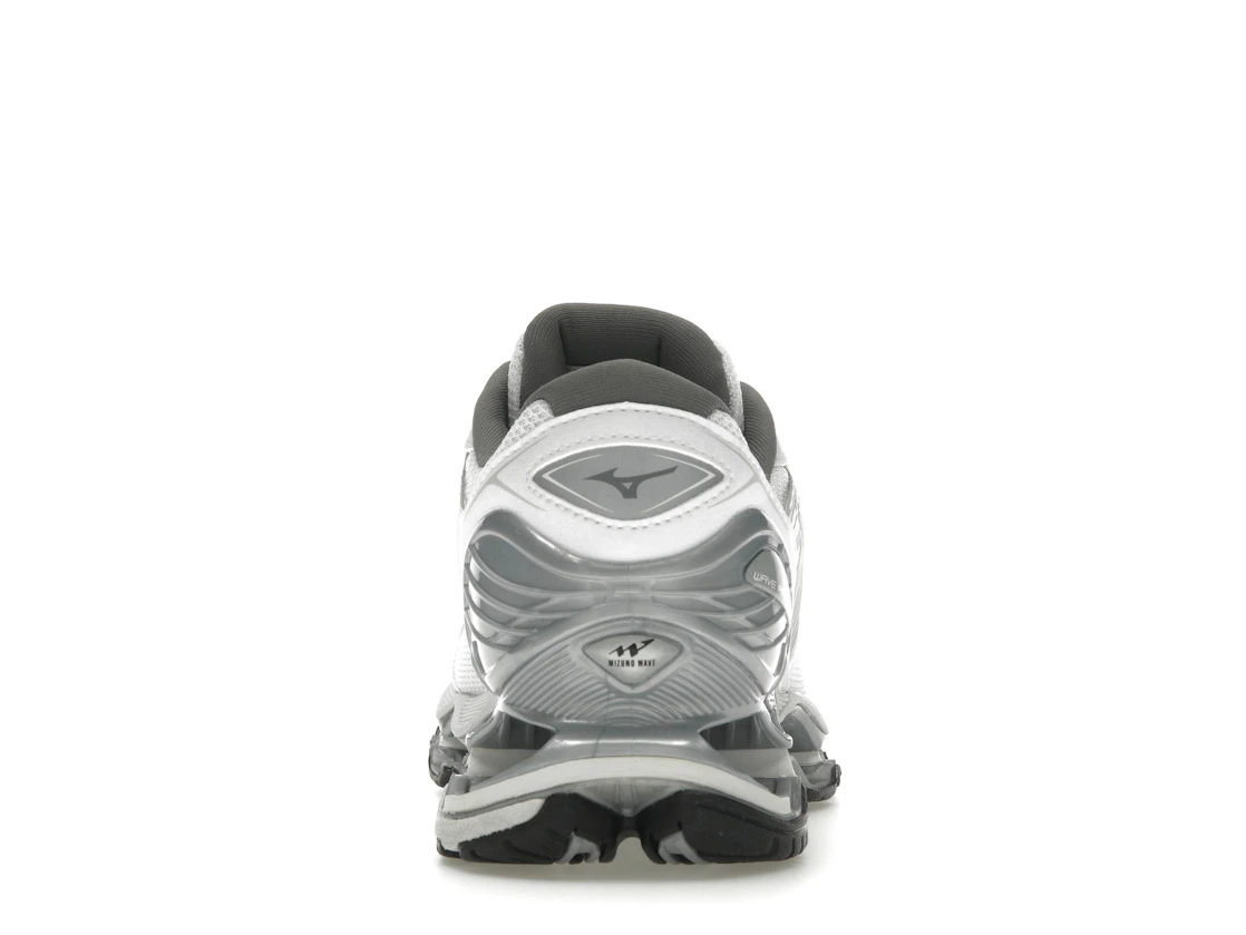 Vue 28 de Mizuno Wave Prophecy LS White Silver Harbor Mist