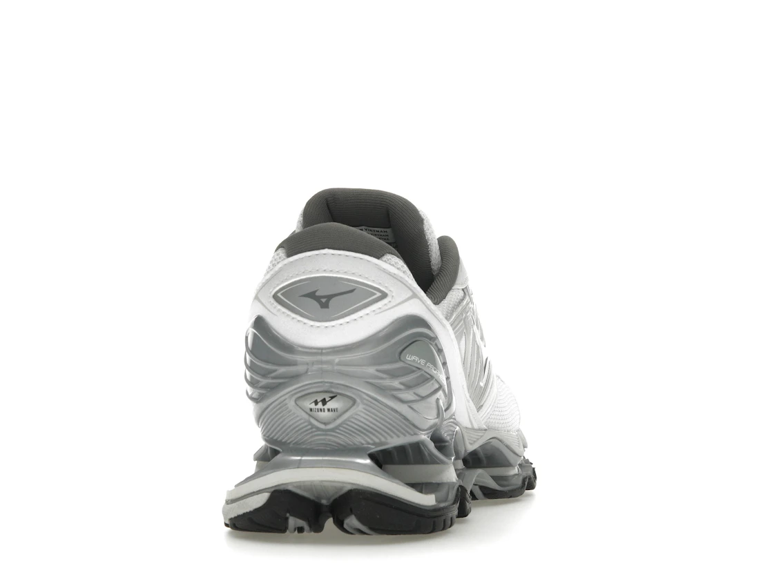 Vue 29 de Mizuno Wave Prophecy LS White Silver Harbor Mist