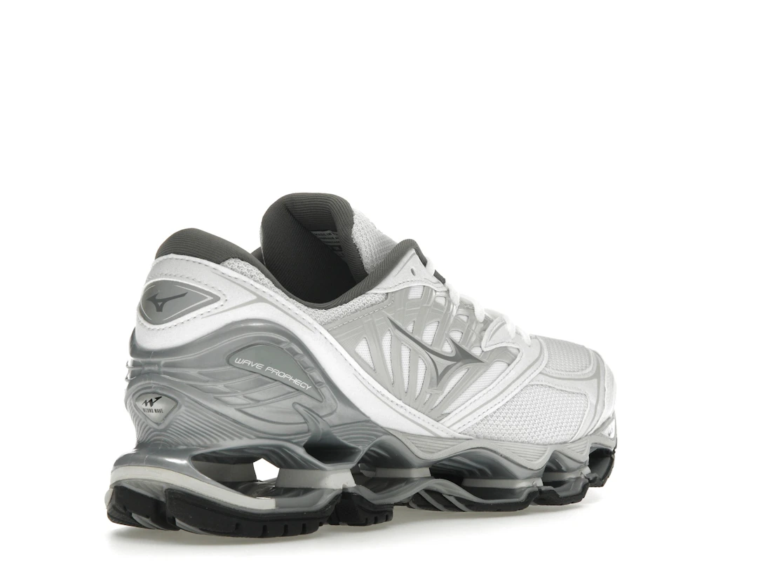 Vue 32 de Mizuno Wave Prophecy LS White Silver Harbor Mist