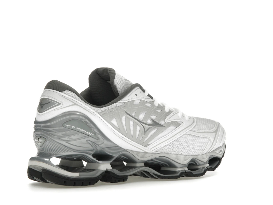 Vue 33 de Mizuno Wave Prophecy LS White Silver Harbor Mist
