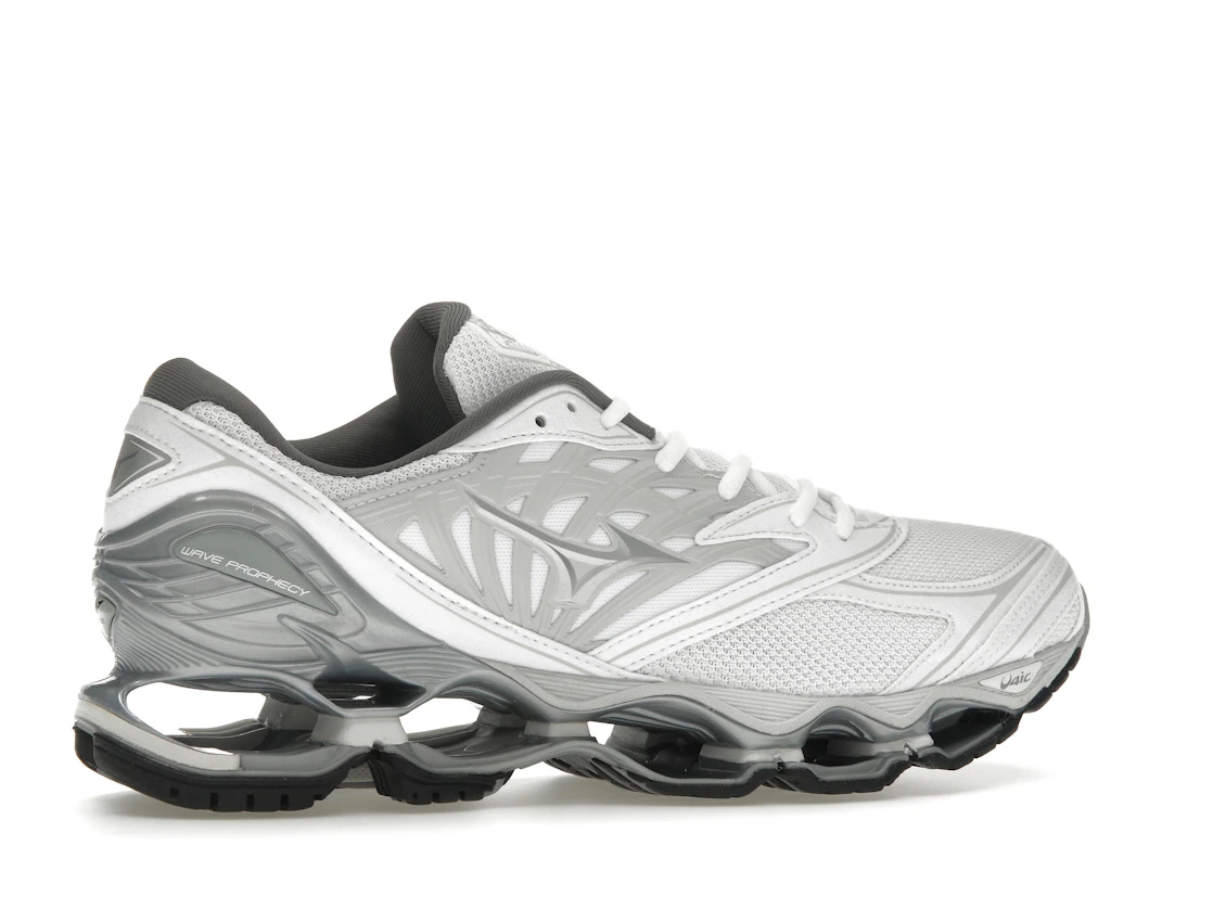 Vue 35 de Mizuno Wave Prophecy LS White Silver Harbor Mist