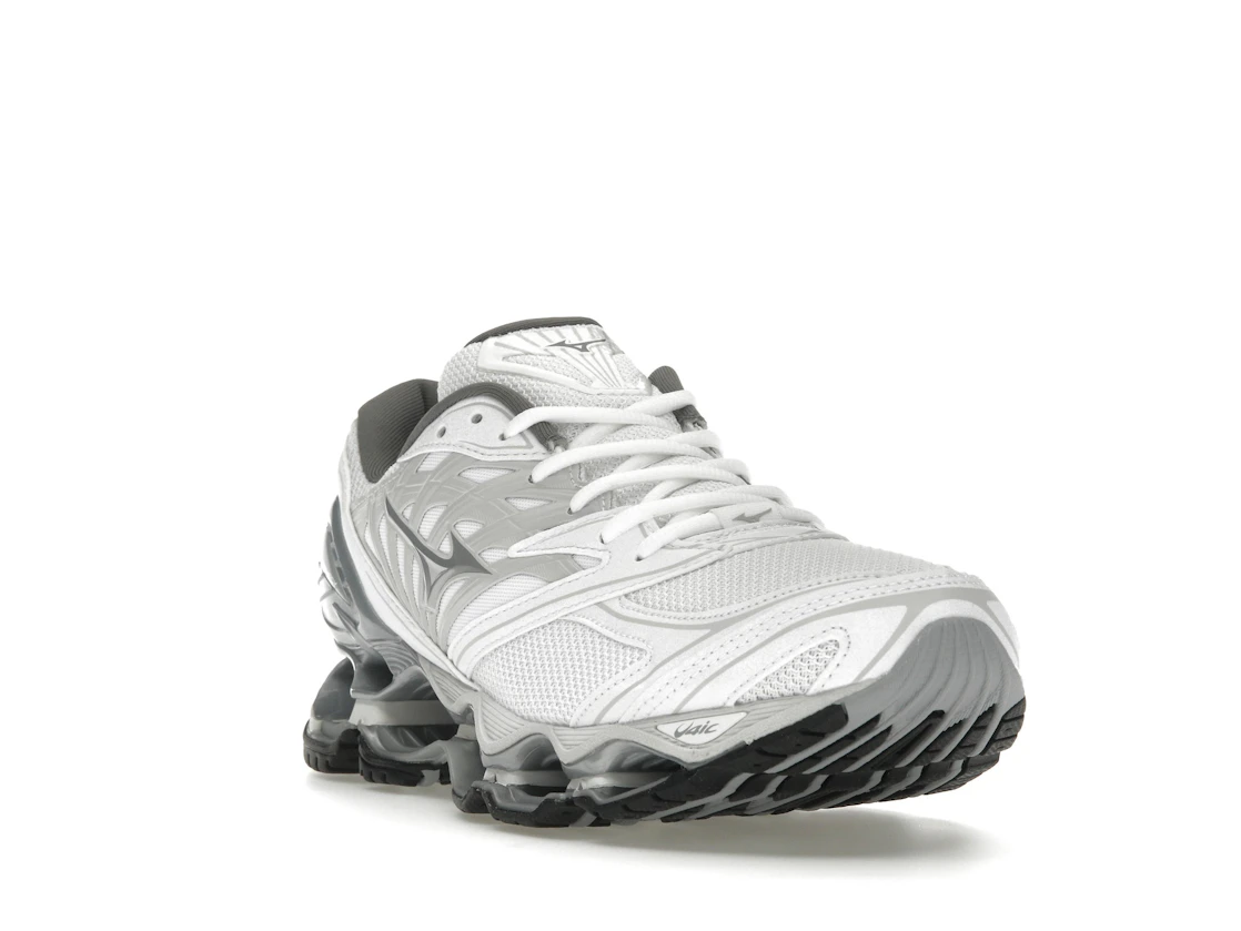 Vue 7 de Mizuno Wave Prophecy LS White Silver Harbor Mist