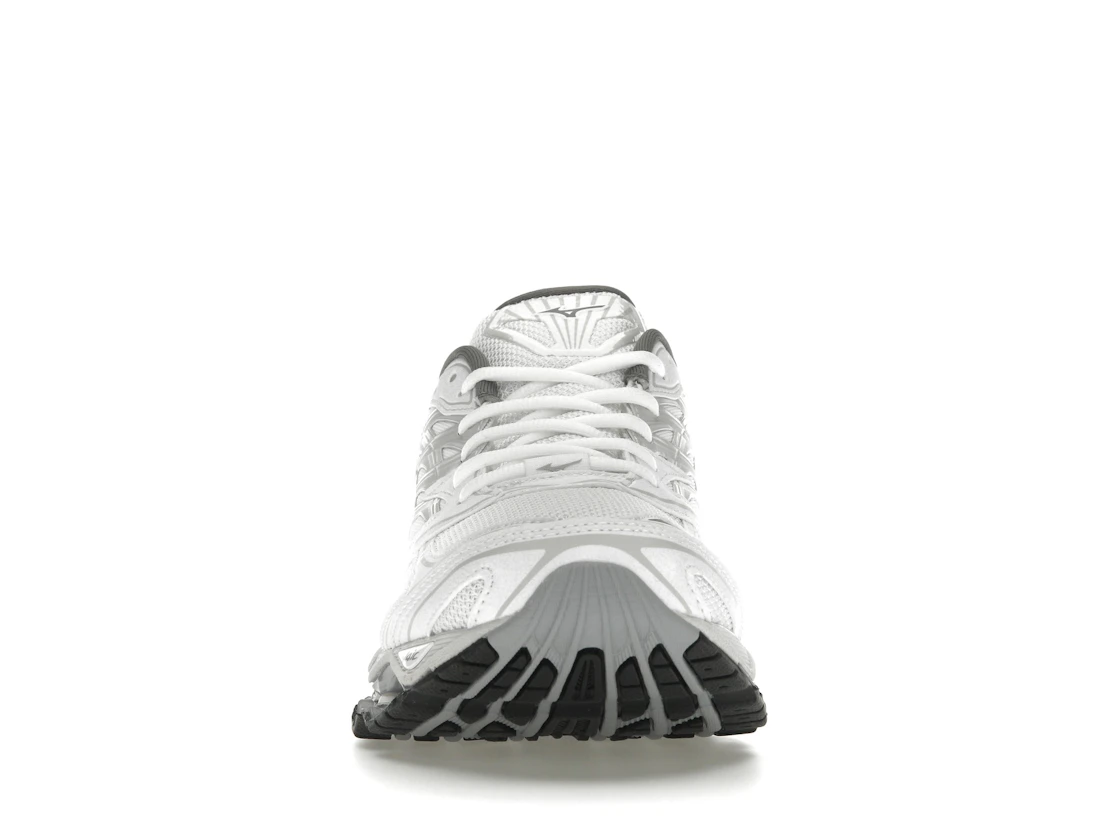 Vue 10 de Mizuno Wave Prophecy LS White Silver Harbor Mist