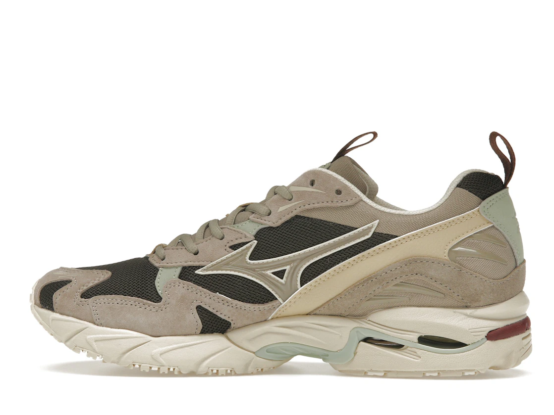 Vue 20 de Mizuno Wave Rider 10 Beluga Vintage Khaki