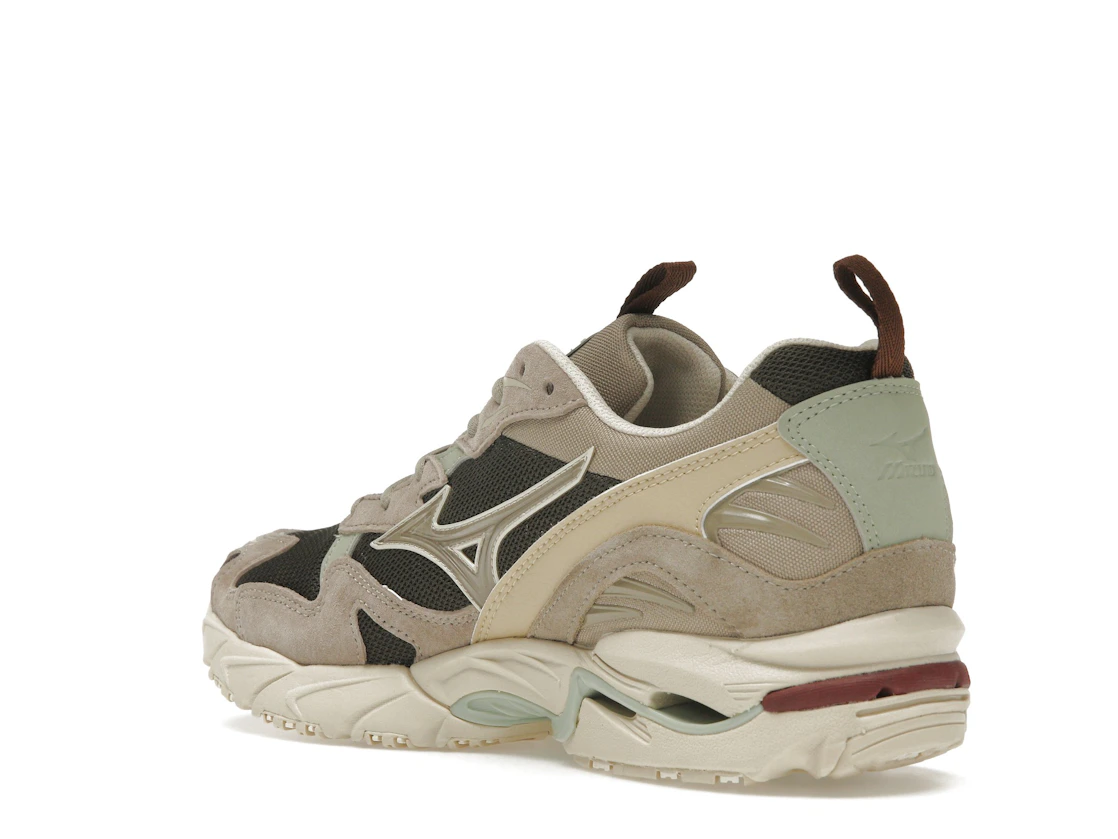 Vue 24 de Mizuno Wave Rider 10 Beluga Vintage Khaki