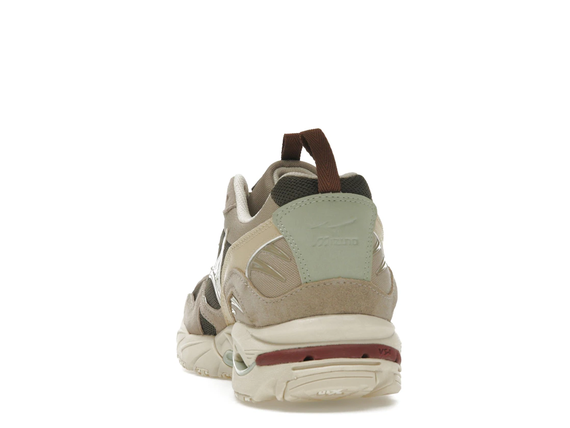 Vue 27 de Mizuno Wave Rider 10 Beluga Vintage Khaki